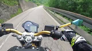 TEST DRIVE APRILIA SHIVER 750 PAUROSA🤯 Val Taleggio📌 [upl. by Remat646]