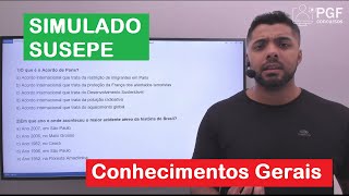 Questões Simuladas Conhecimentos Gerais para SUSEPE [upl. by Hsirk131]