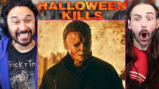 HALLOWEEN KILLS TRAILER REACTION Michael Myers  Jamie Lee Curtis  2021 Official [upl. by Adamok]