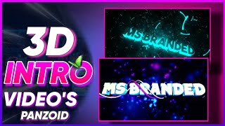 panzoid se intro kaise banaye  how to make intro in panzoid 2022 [upl. by Einram]