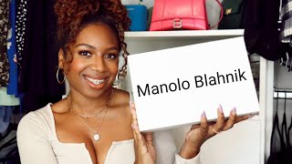 Manolo Blahnik Hangisi Unboxing Review [upl. by Agnola]