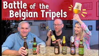 Blind Tasting 8 Belgian Tripel Beers [upl. by Hanshaw]