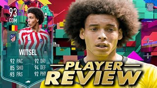 FULLY UPGRADED 93 LEVEL UP WITSEL SBC PLAYER REVIEW  OBJ PLAYER  FIFA 23 Ultimate Team [upl. by Ahtiekahs]