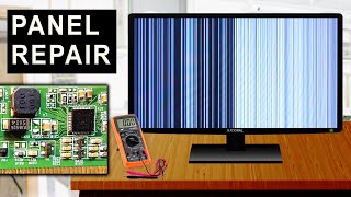 LED  LCD TV Display Panel Repair  Tcon Board Repairing  DC to DC Converter Voltage Details [upl. by Conrade]