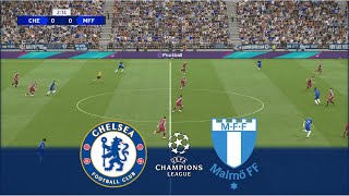 HIGHLIGHTS CHELSEA v MALMO  UEFA Champions League 202122  Realistic Gameplay [upl. by Ranzini]