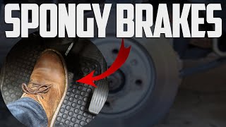 6 Causes of Spongy Brake Pedal  Spongy Brakes Diagnosing amp Cost to Fix [upl. by Dadirac453]