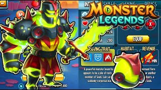 Monster Legends Blaze Night level 150 😍 review  Xandrite Spellbound [upl. by Araldo]