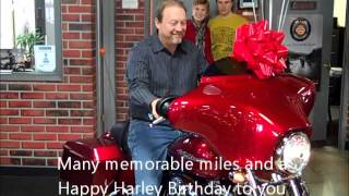 Leonard Pools BIG surprise birthday at San Diego HarleyDavidson [upl. by Loella]