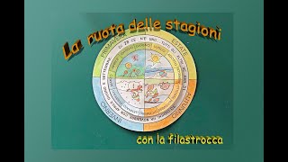 La ruota delle stagioni con la filastrocca Scuola primaria [upl. by Jacklin]