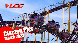 Clacton Pier Vlog  March 2023 [upl. by Aitnauq]