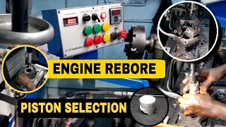 Two wheeler Engine Cylinder Rebore process  Details explained  Tamilanmoto [upl. by Nosyerg]