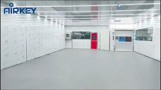 Do you think constructing traditional cleanrooms is expensive 😱Consider AIRKEY modular cleanroom🤗 [upl. by Crispen]