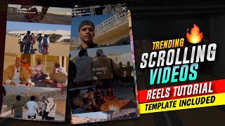 REELS TREDING SCROLLING LANDSCAPE VIDEO EDITING  SCROLLING VIDEO EDITING  REELS TRENDING TUTORIAL [upl. by Llertnek613]