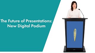 Digital Podiums for Modern Presentations  Displays2go® [upl. by Ennoryt680]