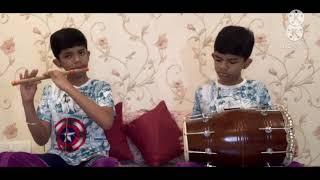 Dwadasha Stotrampreenayamo vasudevamFlute and dholak cover Sri Krishna Revankar [upl. by Yaresed]