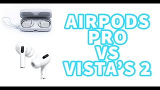 Apple AirPods Pro vs Jaybird Vistas 2  Sound Quality and Features [upl. by Inafets]