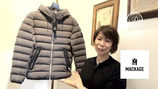 【MACKAGE】MACKAGEが誇る、最強ストレッチダウンJACKをご紹介致しました。 [upl. by Endres]