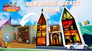 LIVETOPIA NEW HOUSE SECRET ROOM  SPOT THE 6 DIFFERENCES UPDATE 40 Livetopia Roleplay Roblox [upl. by Leshia]