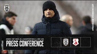 Press Conference PAOK FC Vs Panserraikos – Live PAOK TV [upl. by Navillus]