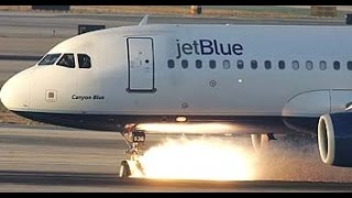 JetBlue Landing Gear Failure at LAX HDPart 2 [upl. by Casandra]