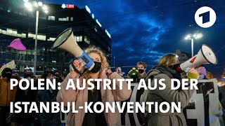 Polen Austritt aus der IstanbulKonvention  Weltspiegel [upl. by Luane]