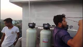 Iron removal water plant with full auto head noyakali jila [upl. by Ecirted]