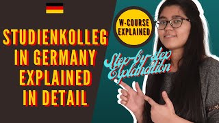 How to apply for studienkolleg in Germany  STEP BY STEP EXPLANATION in 2020 ft Palak Sharma [upl. by Lyris]