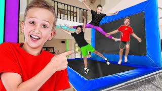 Vlad turned House Into a TRAMPOLINE PARK [upl. by Nelrsa190]