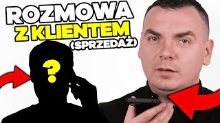 ROZMOWA TELEFONICZNA Z KLIENTEM  PRZYKŁAD ROZMOWA NA ŻYWO AkademiaSprzedaży [upl. by Phelgen707]