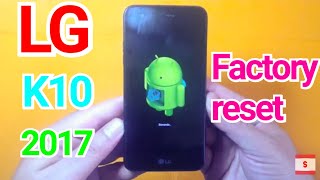 LG K10 2017 Factory Reset [upl. by Yentiw125]