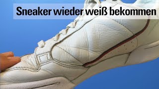 Weiße Schuhe und Sneaker sauber machen [upl. by Ttocserp]