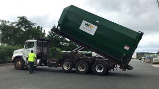 5000 Subscriber Special Waste Management 410048  Freightliner FL112 GampH Rolloff [upl. by Alliuqaj43]