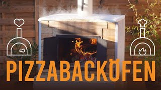 Pizzabacköfen  DIY Holzbackofen aus Schamotte bauen [upl. by Nomor862]