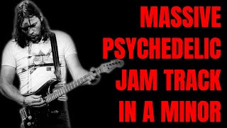 MASSIVE PSYCHEDELIC ROCK JAM IN Am  Guitar Backing Track 120 BPM [upl. by Sidney]