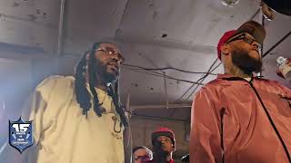 CALICOE SETS IT OFF VS JOHN JOHN DA DON AT BULLPEN BATTLES [upl. by Ennahoj]