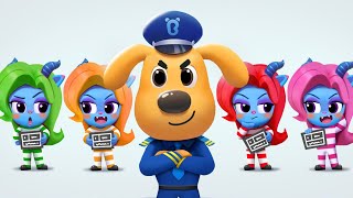 Antels Rescue Mission  Police Cartoon  Funny Cartoons for Kids  Sheriff Labrador [upl. by Ydorb]