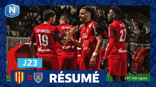 J23  FC Martigues – SA Epinal 21 le résumé I National FFF 20232024 [upl. by Ognimod]