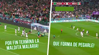 Así Narraron Martinoli y el quotPerroquot Bermúdez los Goles de México [upl. by Nonnerb]