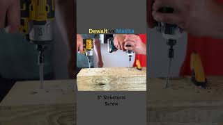 Dewalt XR DCF845 vs Makita XDT19 Impacts construction dewalt impact makita construction [upl. by Millar]