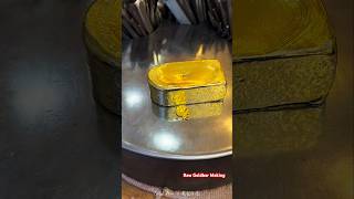 WOW PURE 24K RAW GOLDBAR MAKING shorts short trending shortvideo video gold [upl. by Einrae]