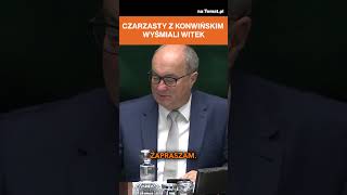 Czarzasty z Konwińskim bezlitośnie wypominają Witek niechlubną przeszłość [upl. by Conlan]