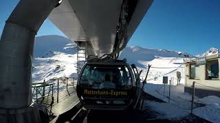 Switzerland  Highest Gondola amp Cablecar in Europe  Zermatt to Klein Matterhorn  3883m [upl. by Elleoj]