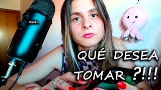 ASMR  Camarera Antipática TE ATIENDE ☕🥵  RP [upl. by Zeitler]