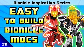 SIMPLE amp EASY TO BUILD BIONICLES  Bionicle Inspiration Series  Simple MOCs Ep 311 [upl. by Venable]