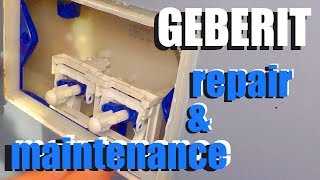 Geberit toilet repair and maintenance  How to [upl. by Ruperta]