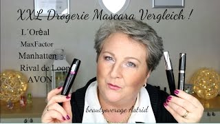 XXL  Drogerie  Mascara  Vergleich Teil 1 beautyoverage Astrid [upl. by Kensell981]