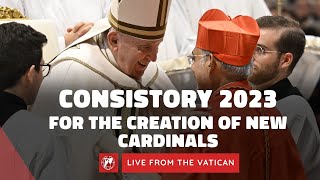 LIVE from the Vatican  Consistory for the creation of new Cardinals with Pope Francis  Sep 30 2023 [upl. by Earej]