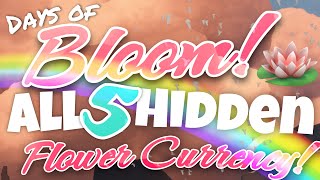 All 5 Hidden Flower Event Currency  Days of Bloom Sky Children of the Light nastymold [upl. by Tella]