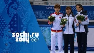 Short Track Speed Skating  Ladies 1000m  Park SeungHi Wins Gold  Sochi 2014 Winter Olympics [upl. by Alaric]