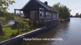 Vakantiehuis huren Nederland Loosdrechtse Plassen  Huis aan water op eiland [upl. by Honor941]